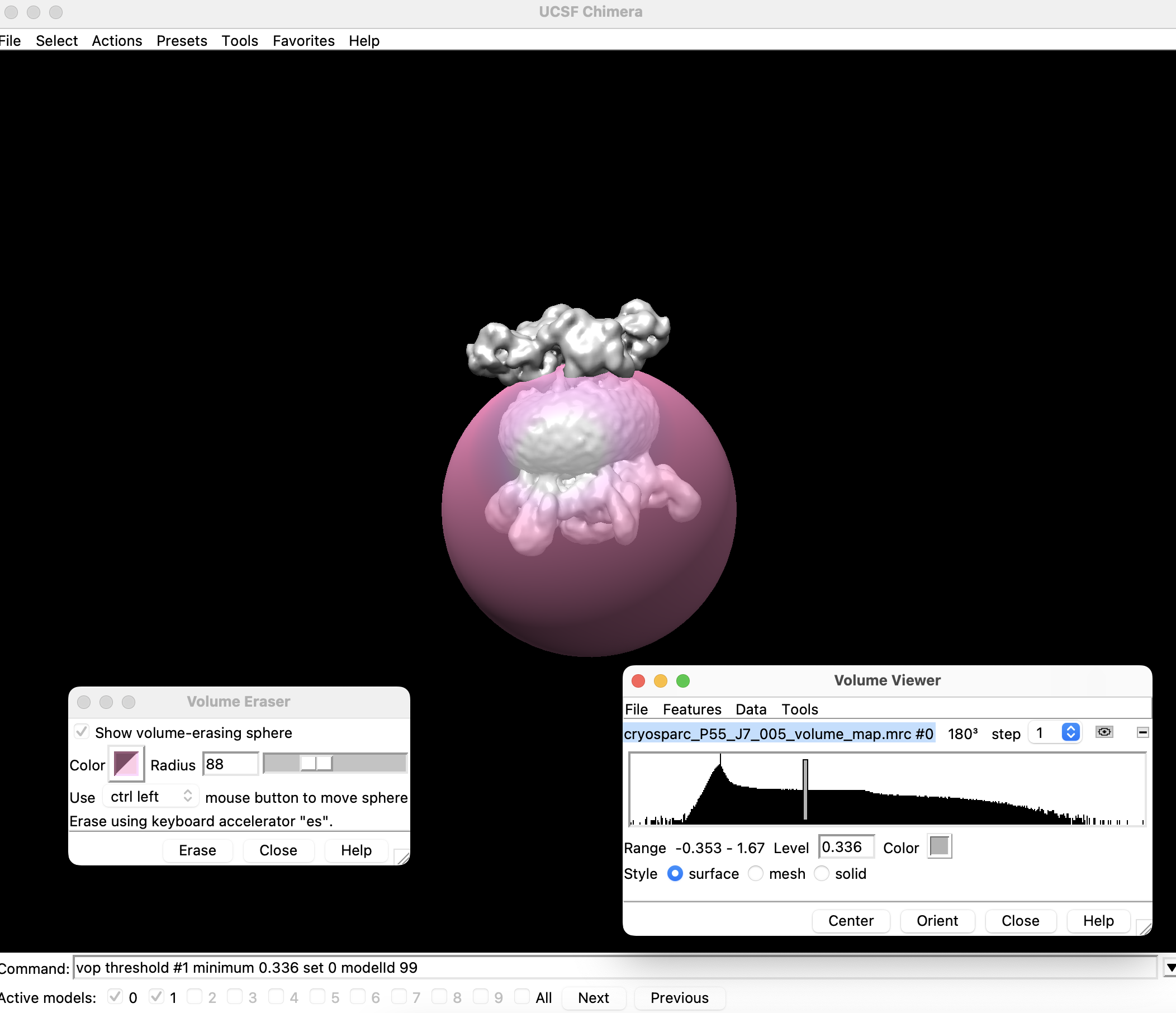 Mask generation in UCSF Chimera